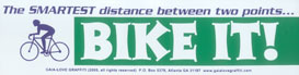 The Smartest Distance Between Two Points... BIKE IT! (with cyclist)
