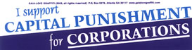 I Support Capital Punishment for Corporations